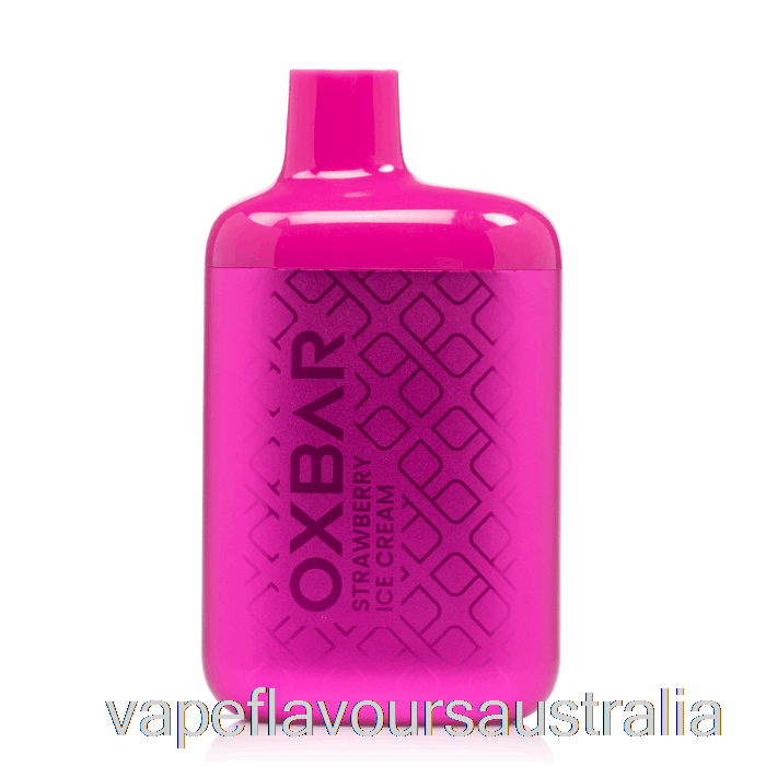Vape Flavours Australia OXBAR The Fox 7000 Disposable Strawberry Ice Cream